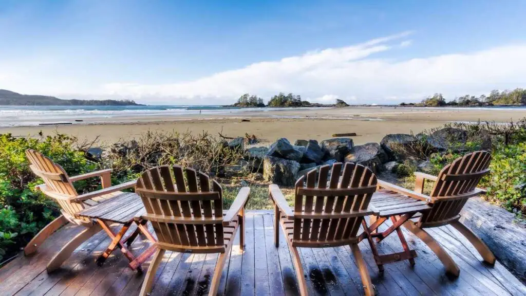 chairs on a porch